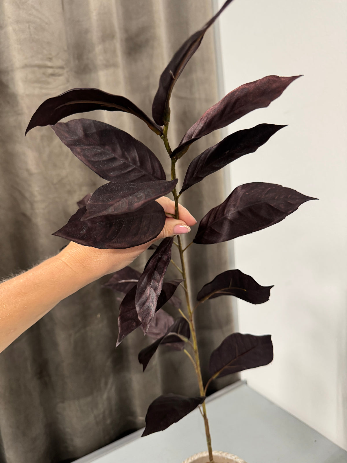 Blad burgundy 100 cm