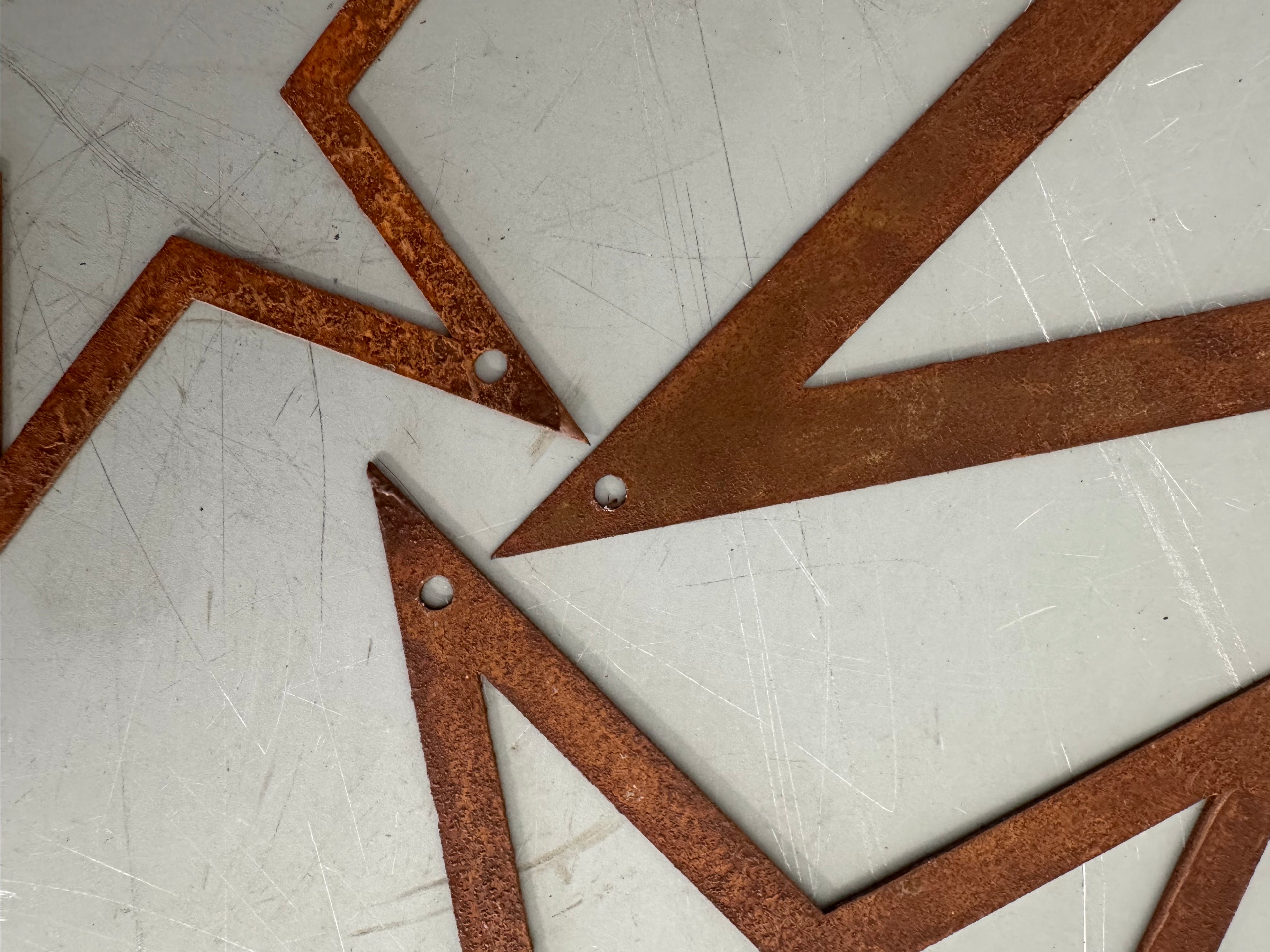 Rust stjerne 15 cm