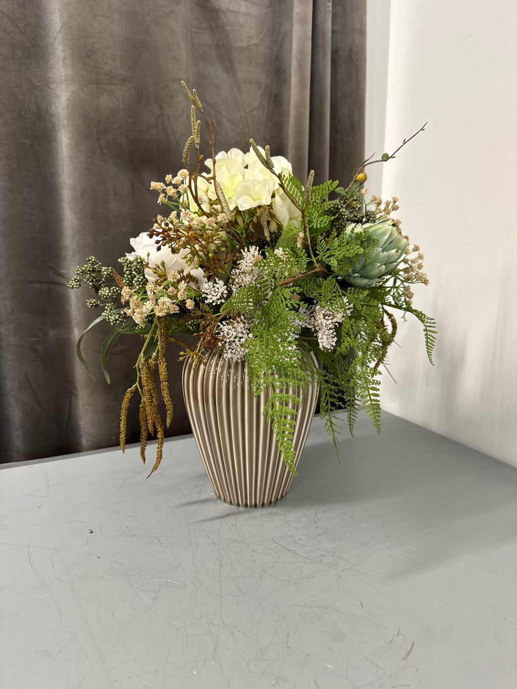 Hortensia/Rose buket tilbud