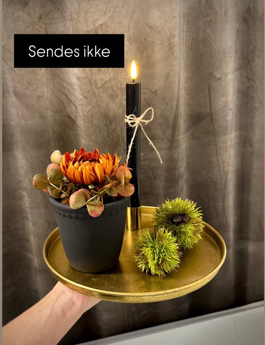 Fad inkl. pynt. Efterår