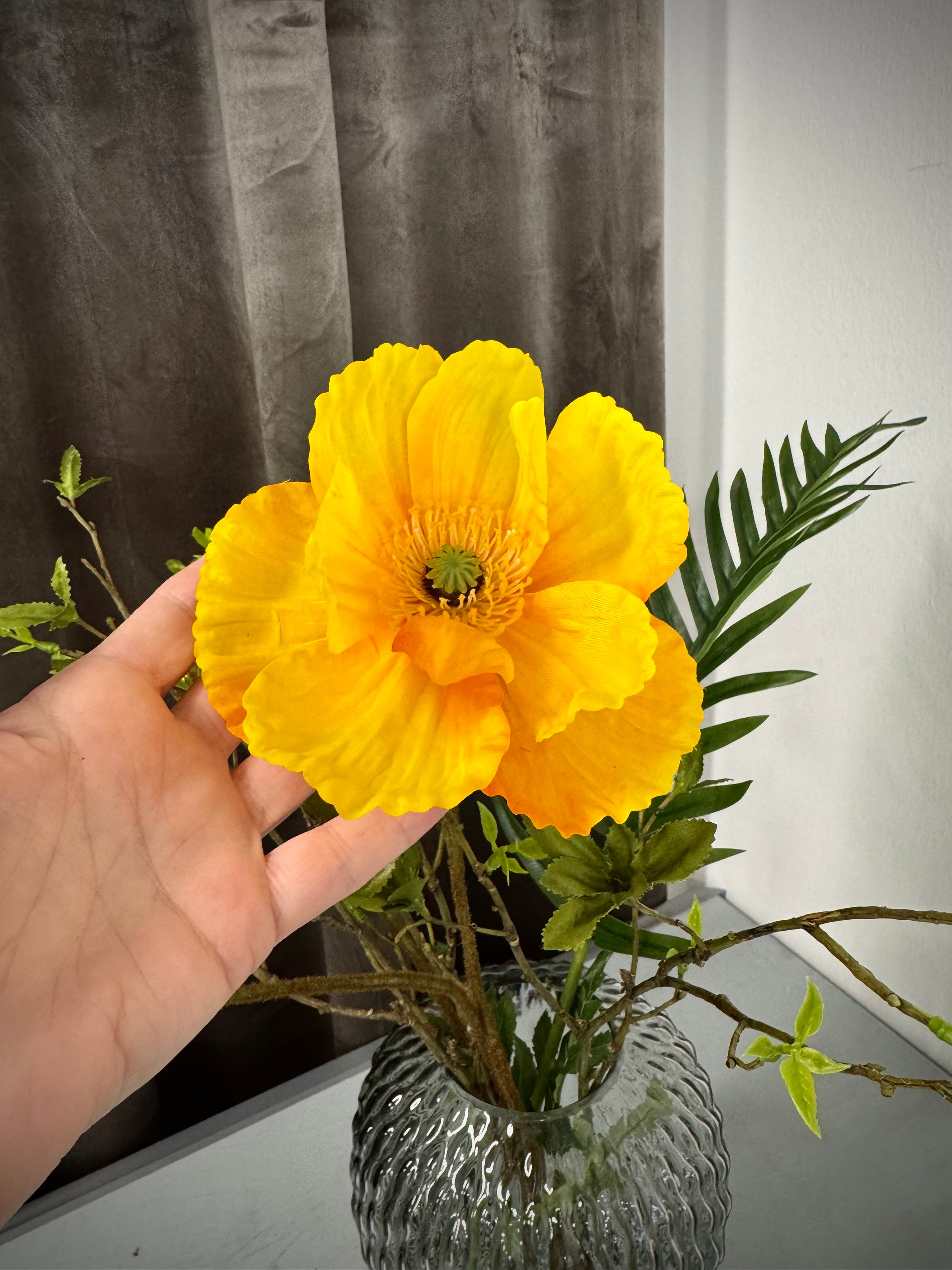 Mix med bla. Gul valmue