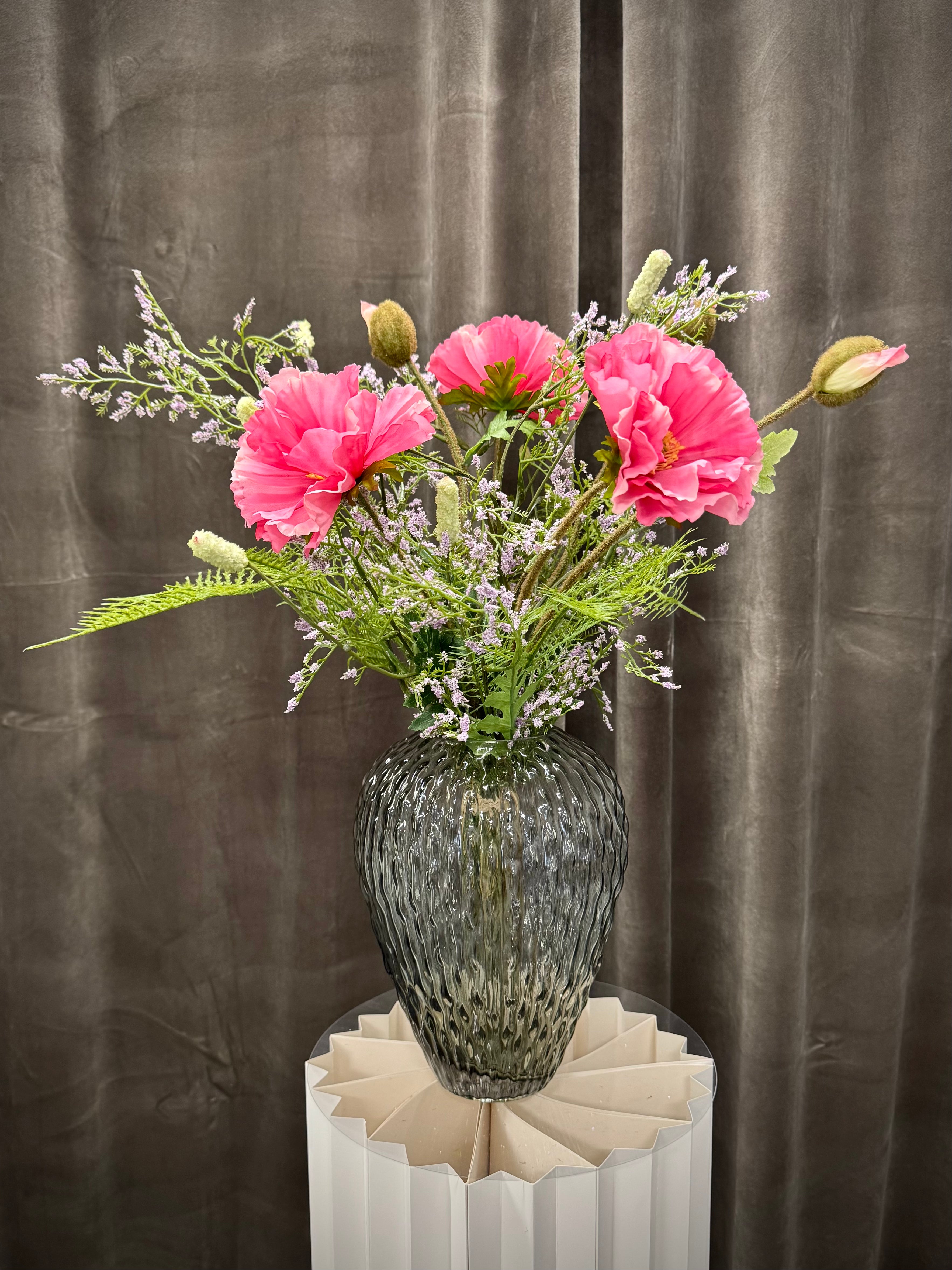 Pink valmue buket