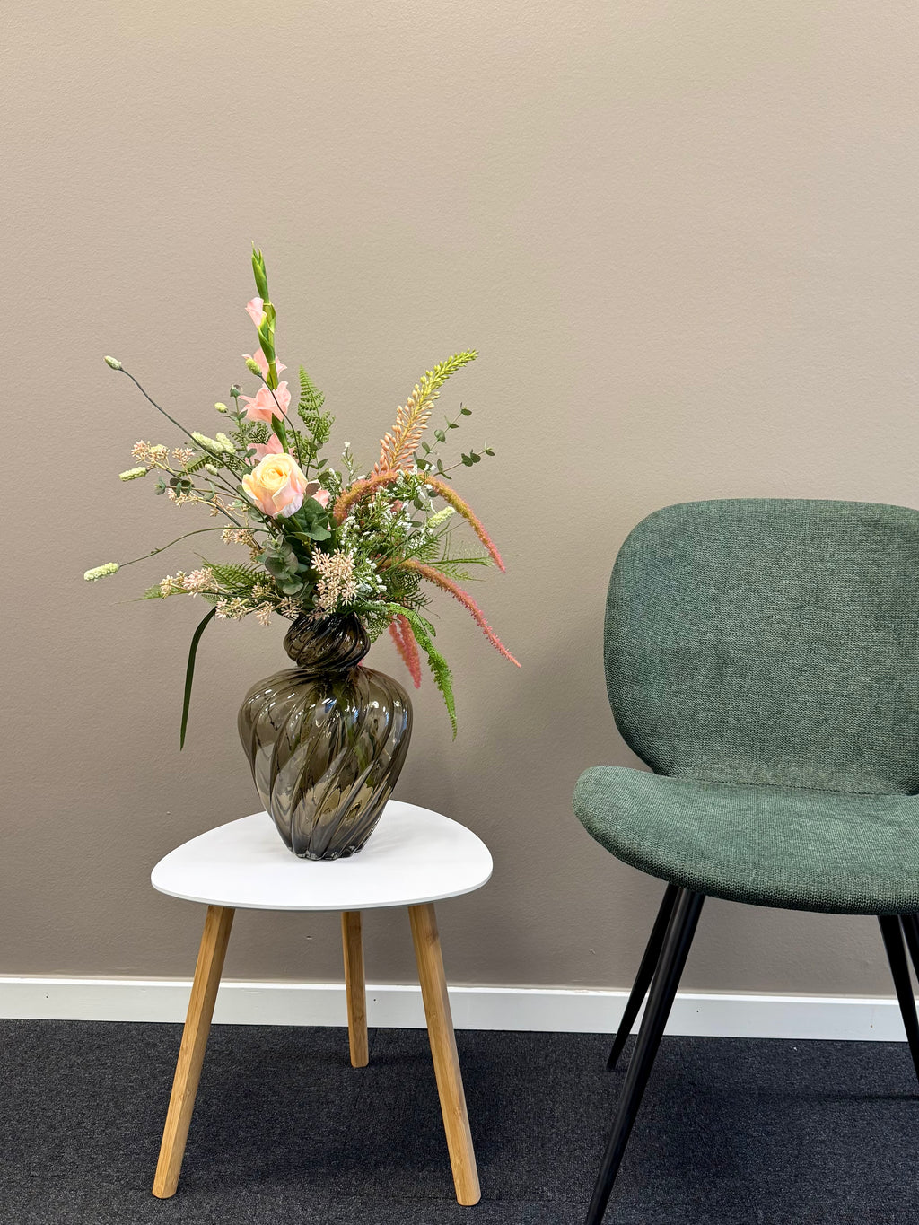 Deluxe gladiolus buket lyserød UNIKA
