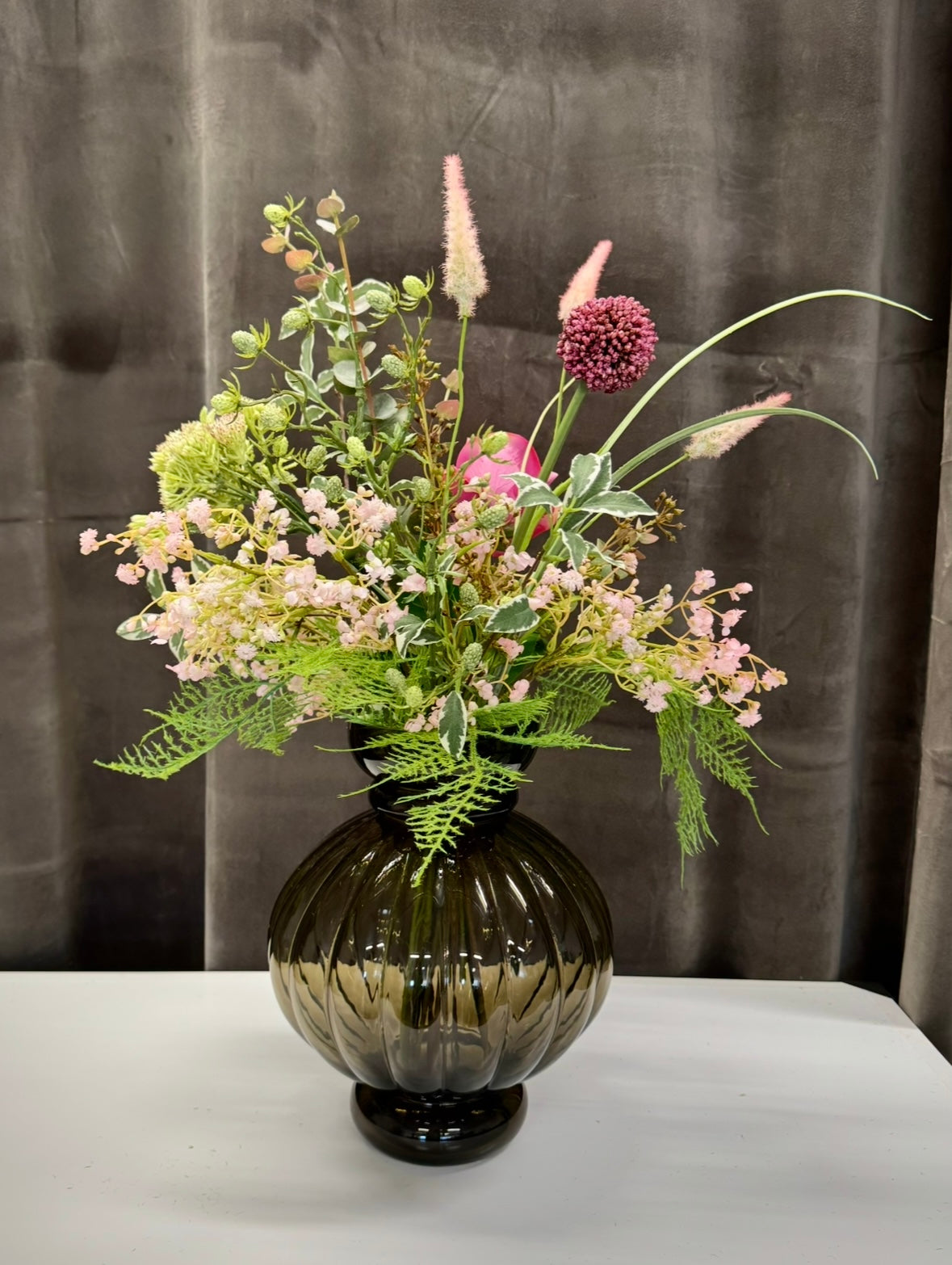 Unika pink rose buket