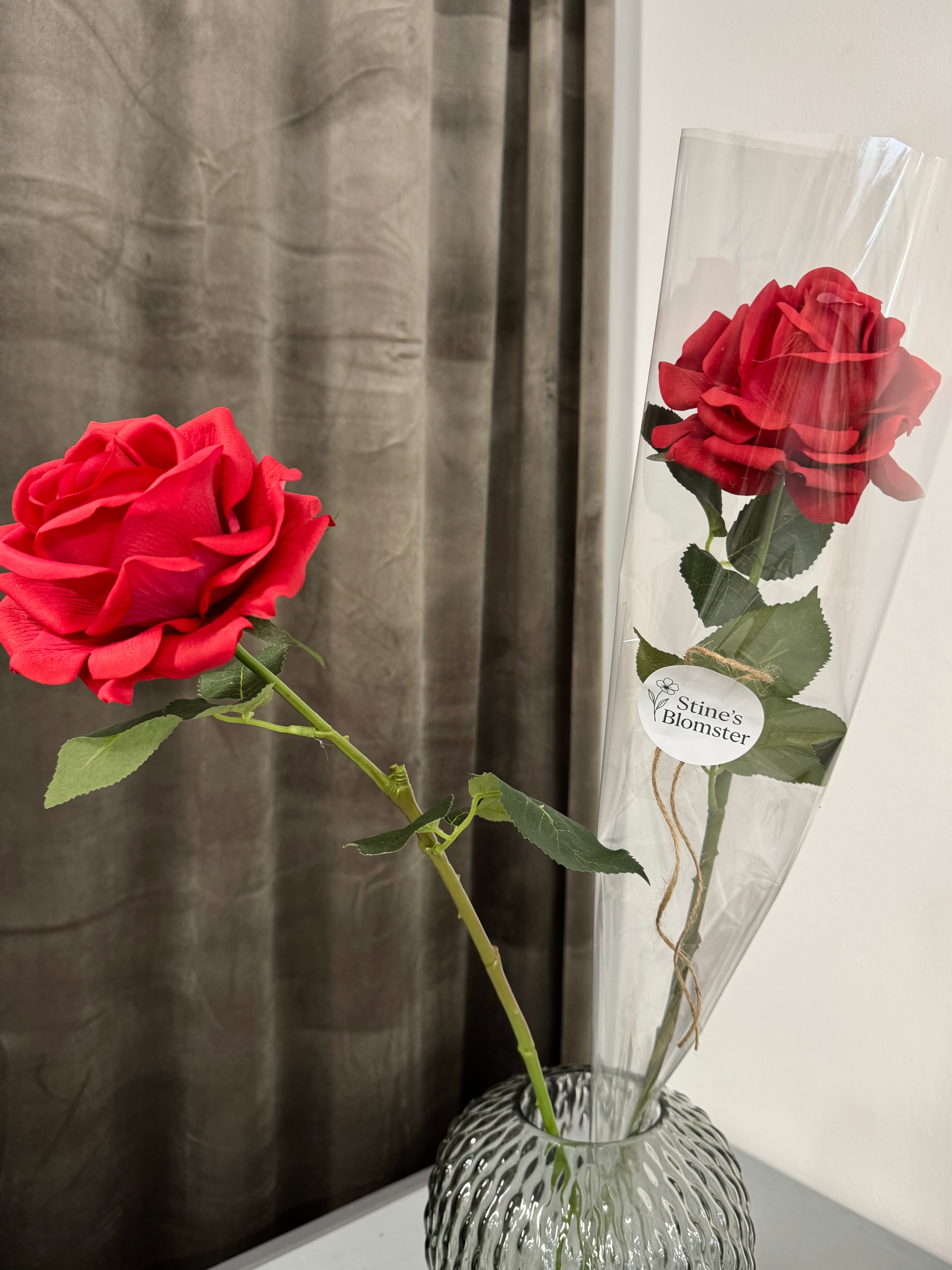 Konfirmations rose stor MED CELLOFAN