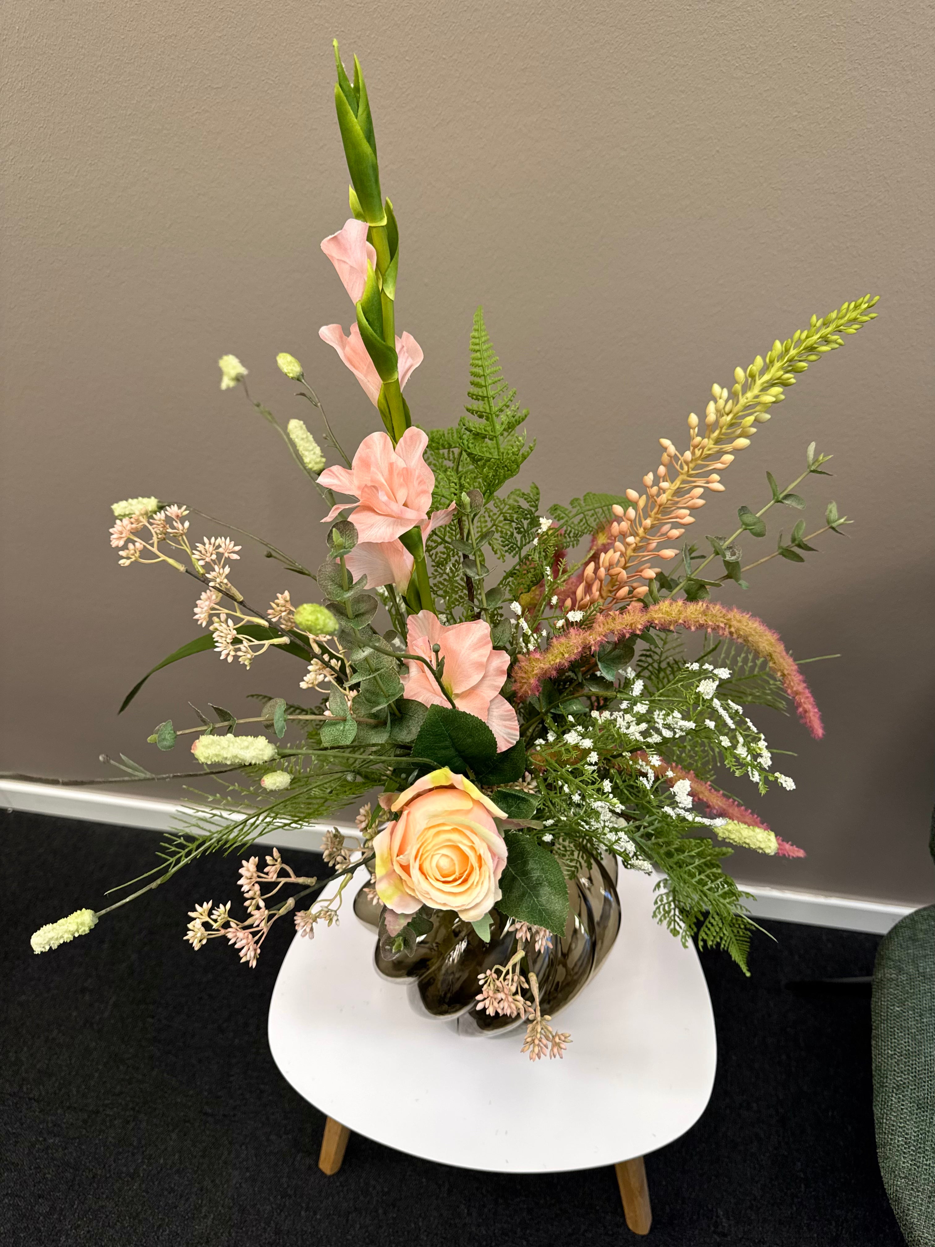 Deluxe gladiolus buket lyserød UNIKA