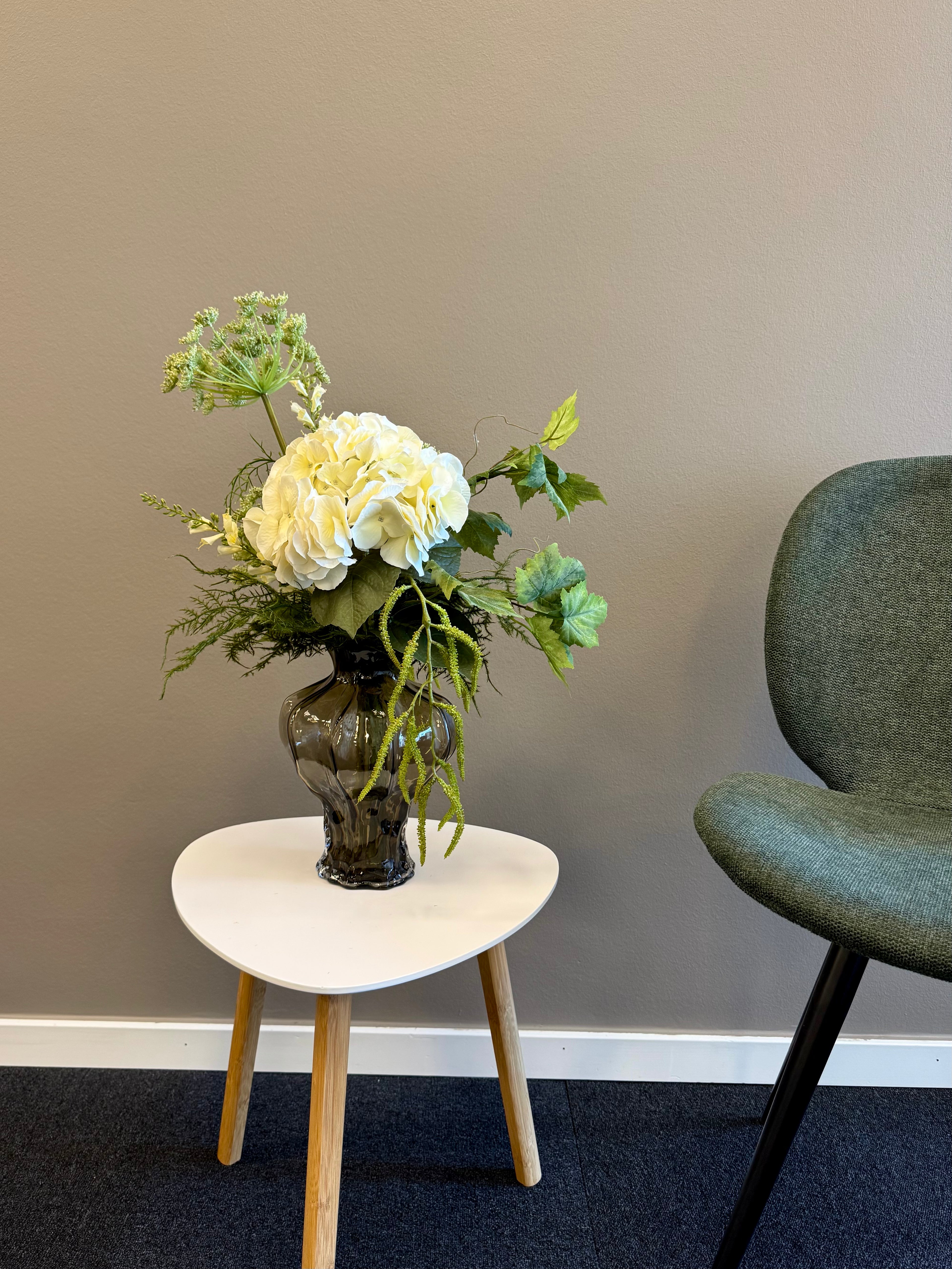 Hortensia creme buket