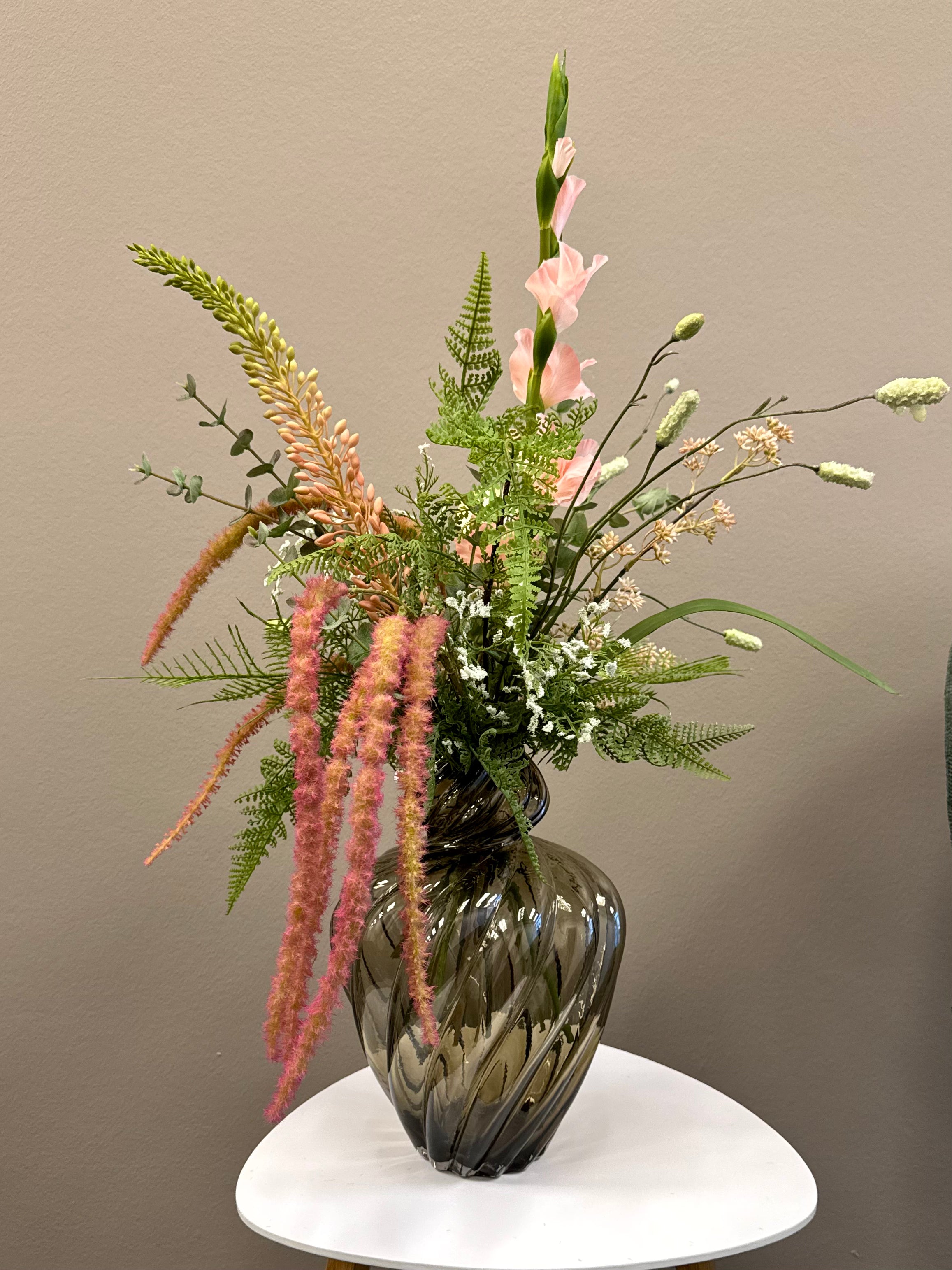 Deluxe gladiolus buket lyserød UNIKA