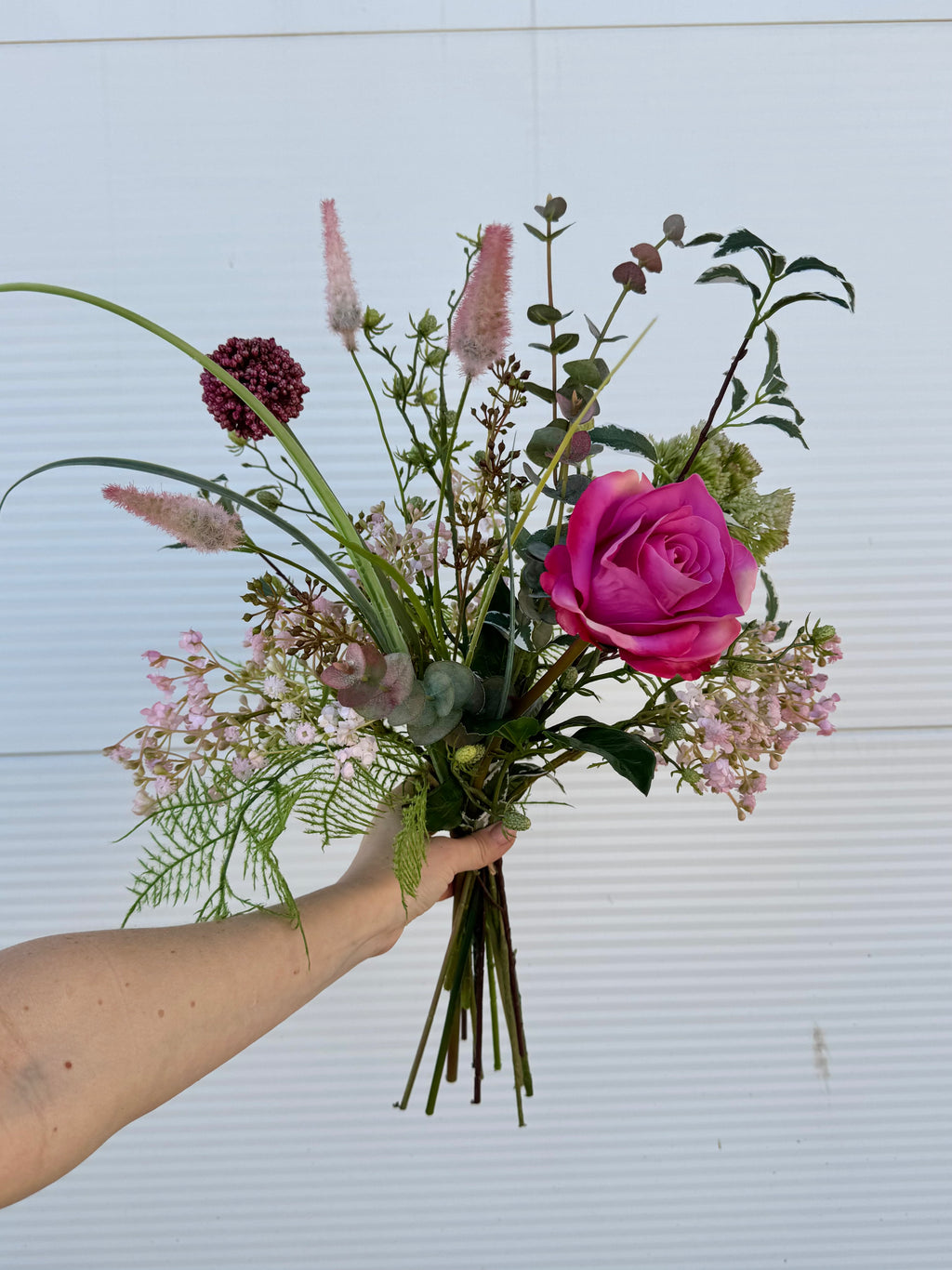 Unika pink rose buket