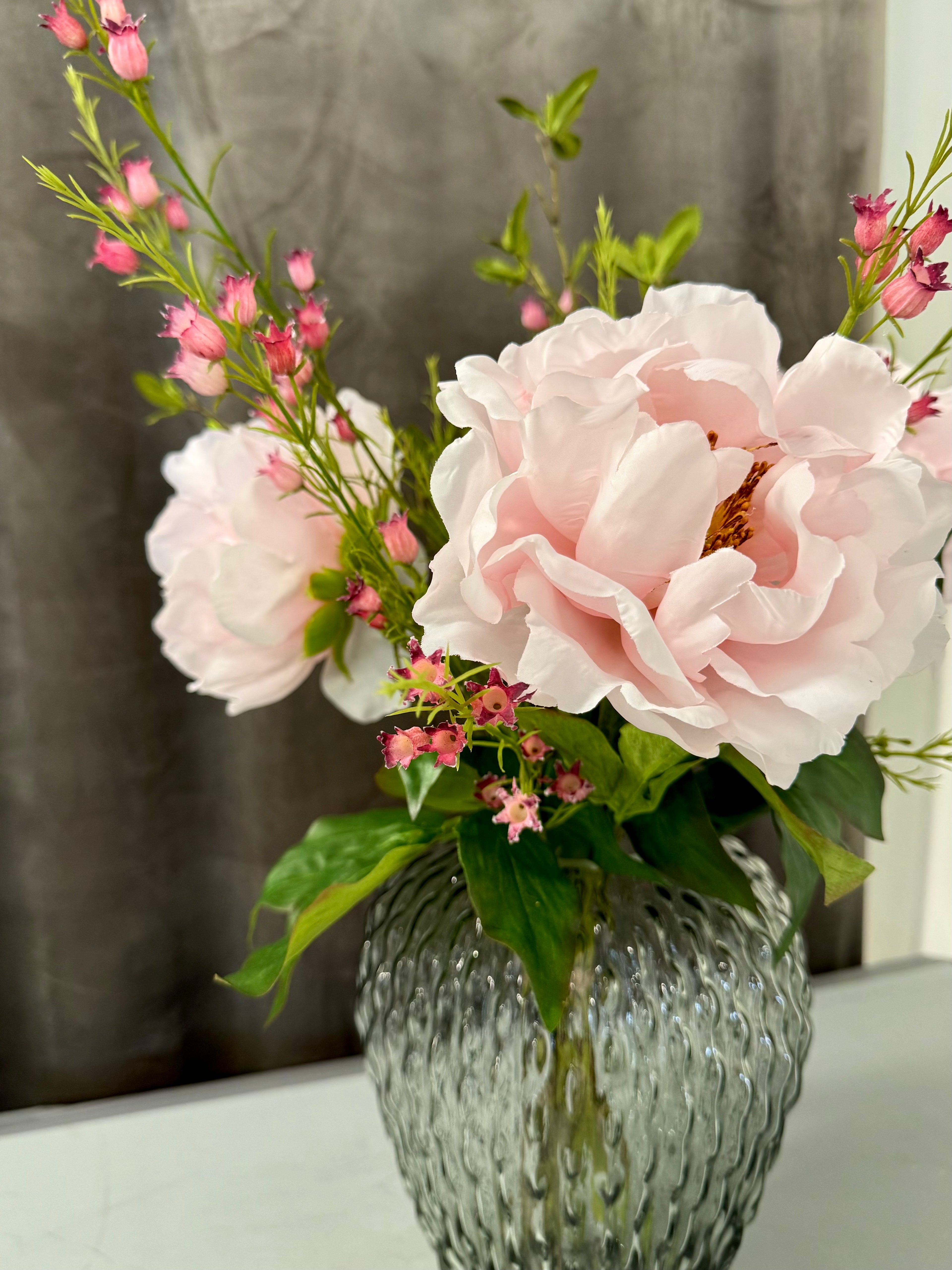 Lyserød pæon buket (mor’s dag)