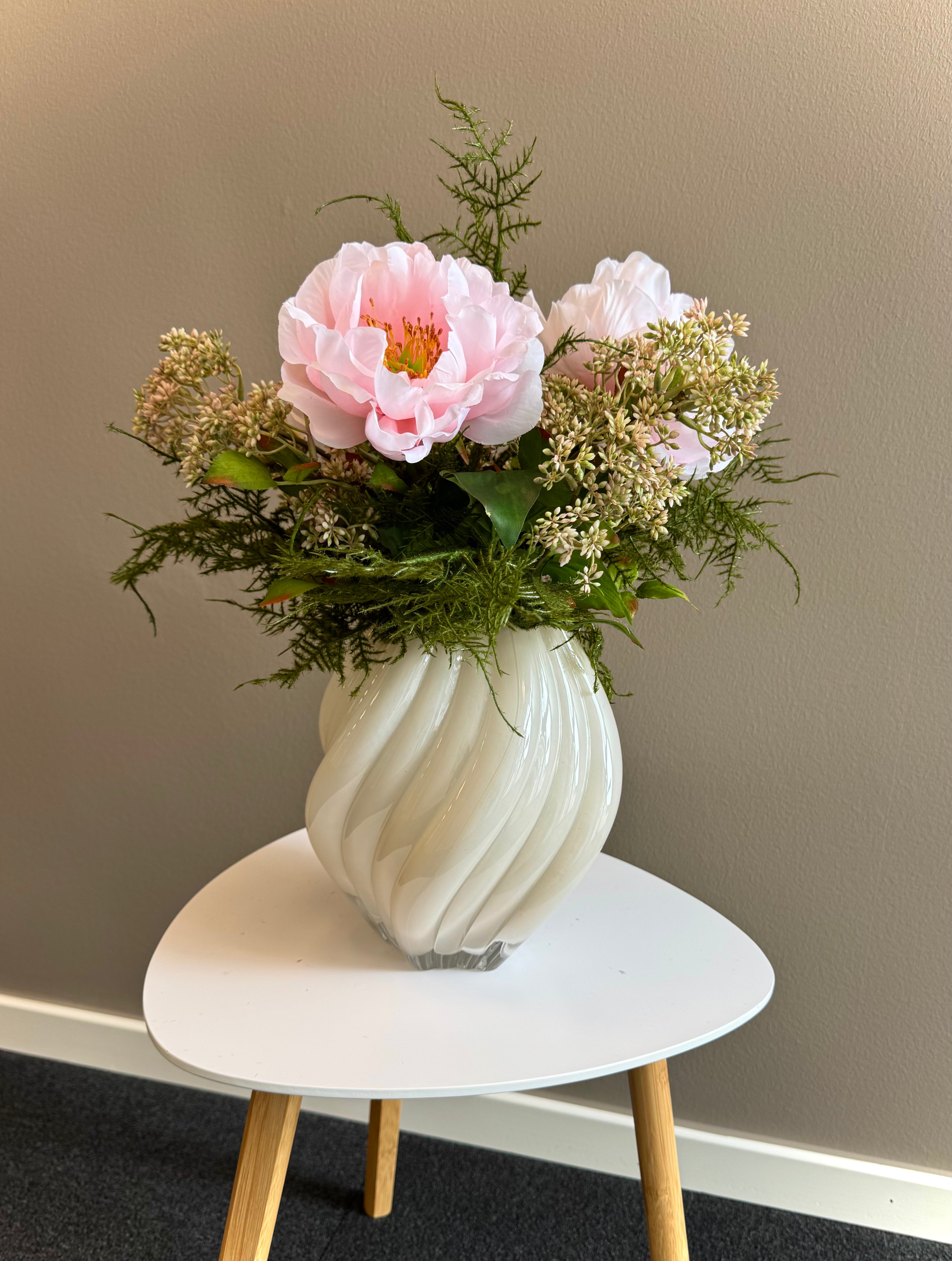 Pæon buket lyserød 10