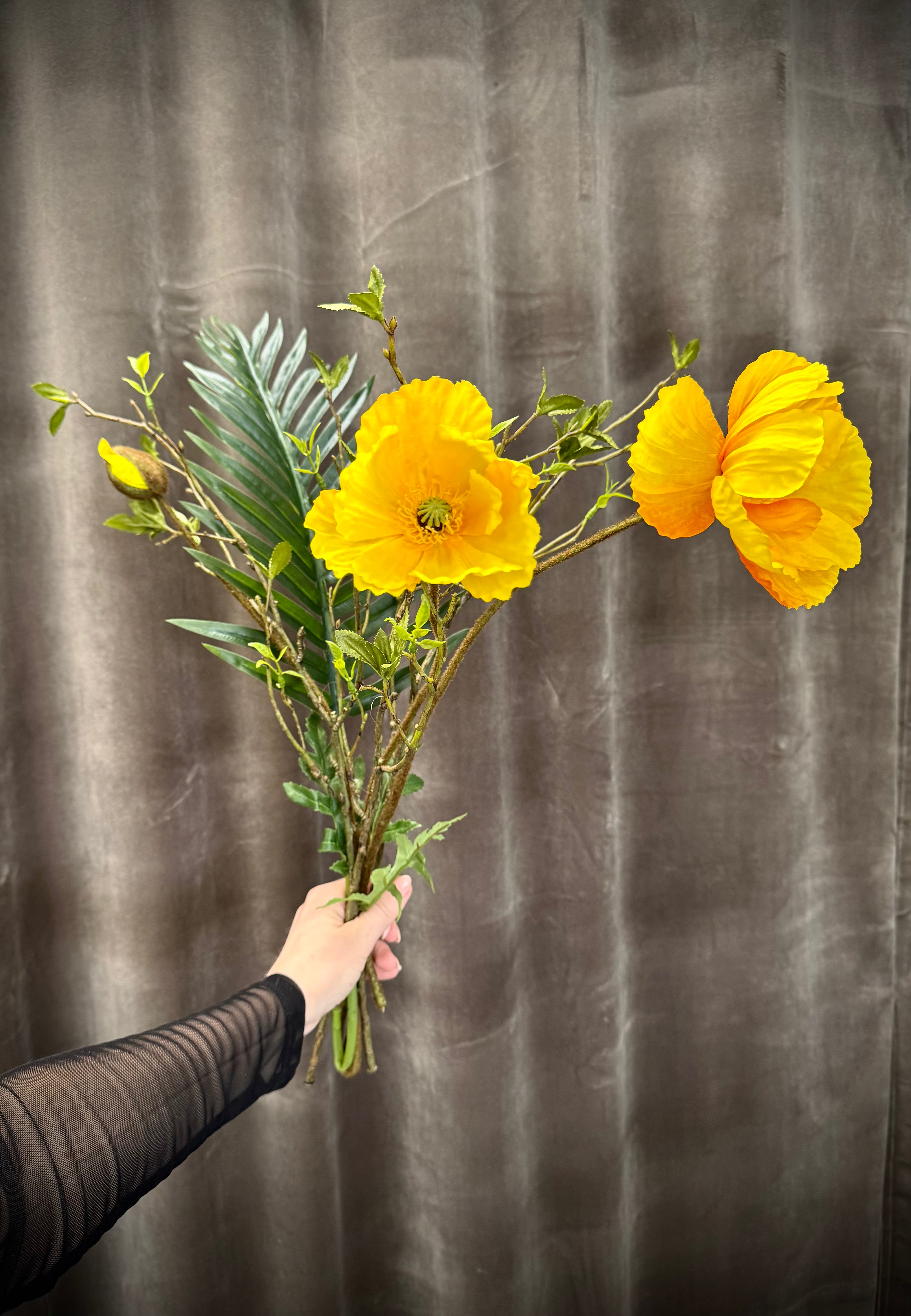 Mix med bla. Gul valmue