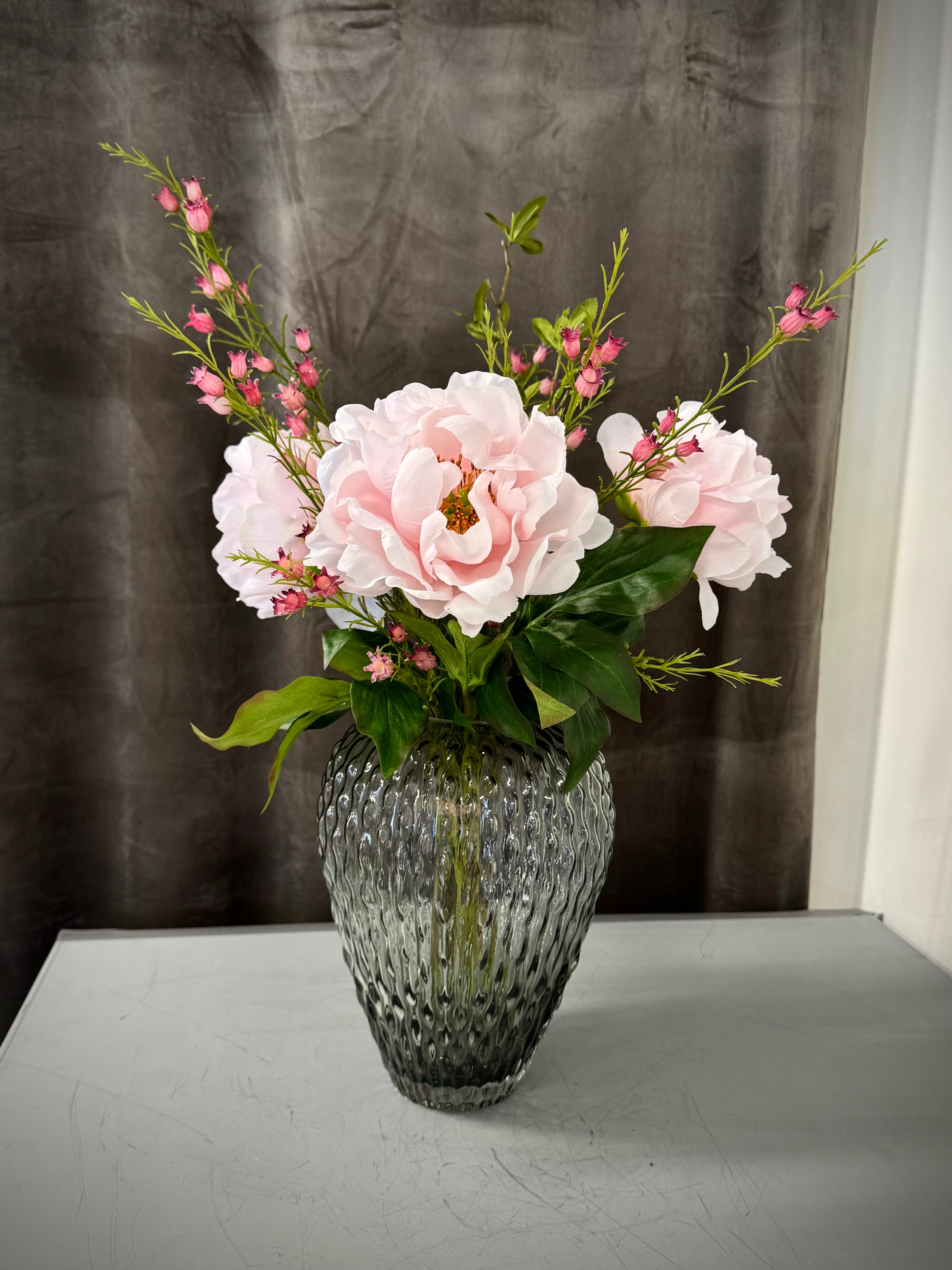 Lyserød pæon buket (mor’s dag)