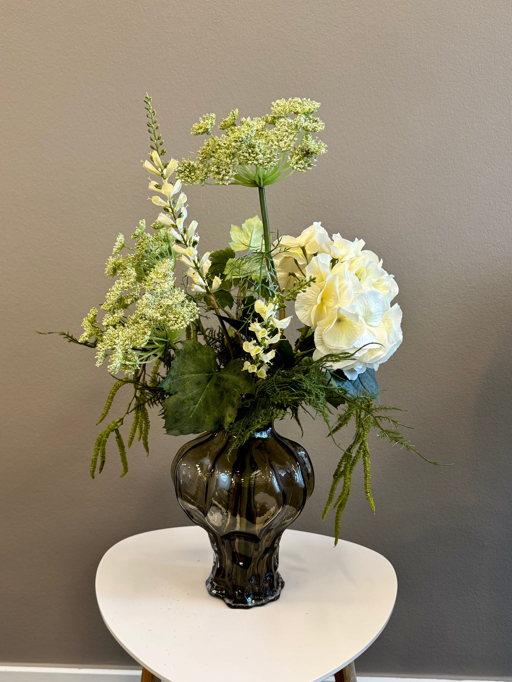 Hortensia creme buket