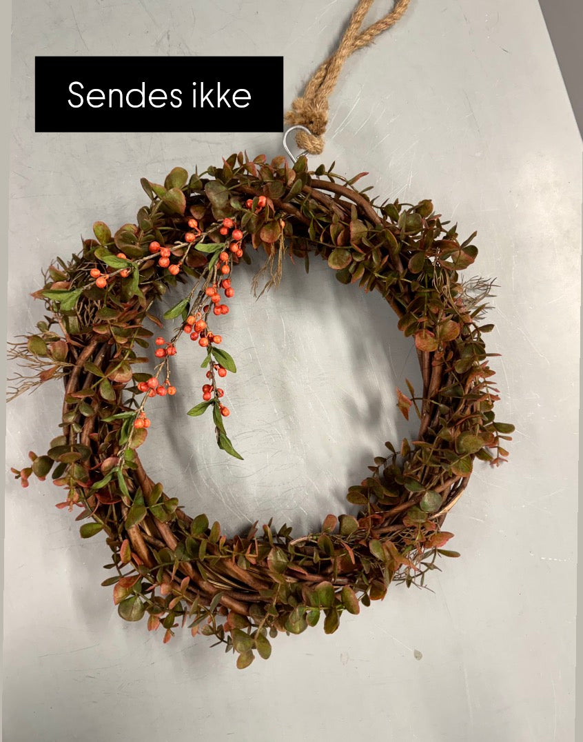 Krans lavet på pilekrans