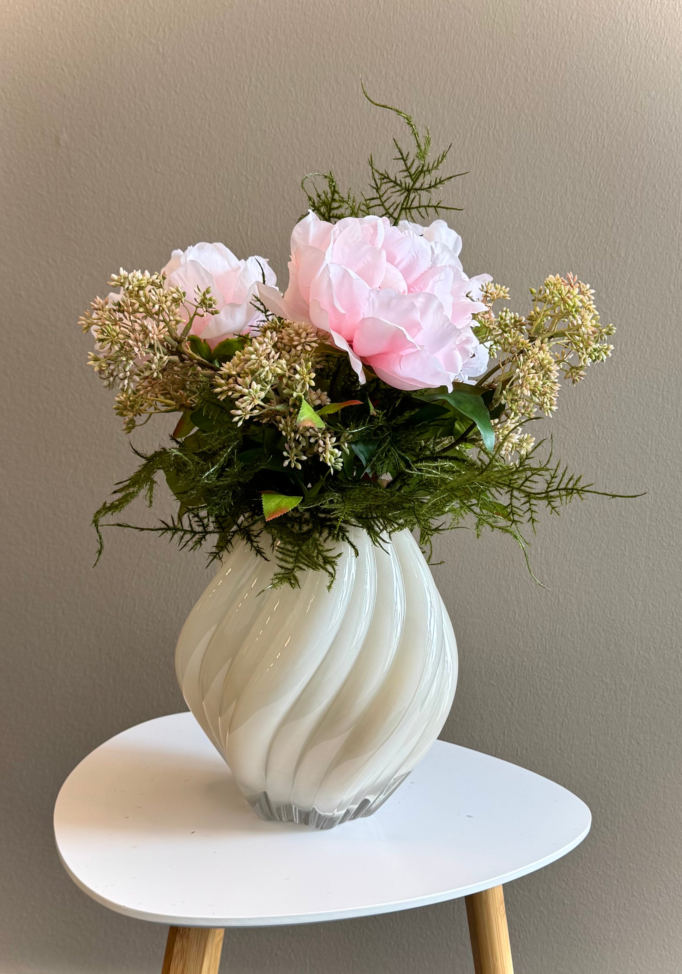 Pæon buket lyserød 10