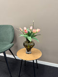 Silke tulipan buket peach