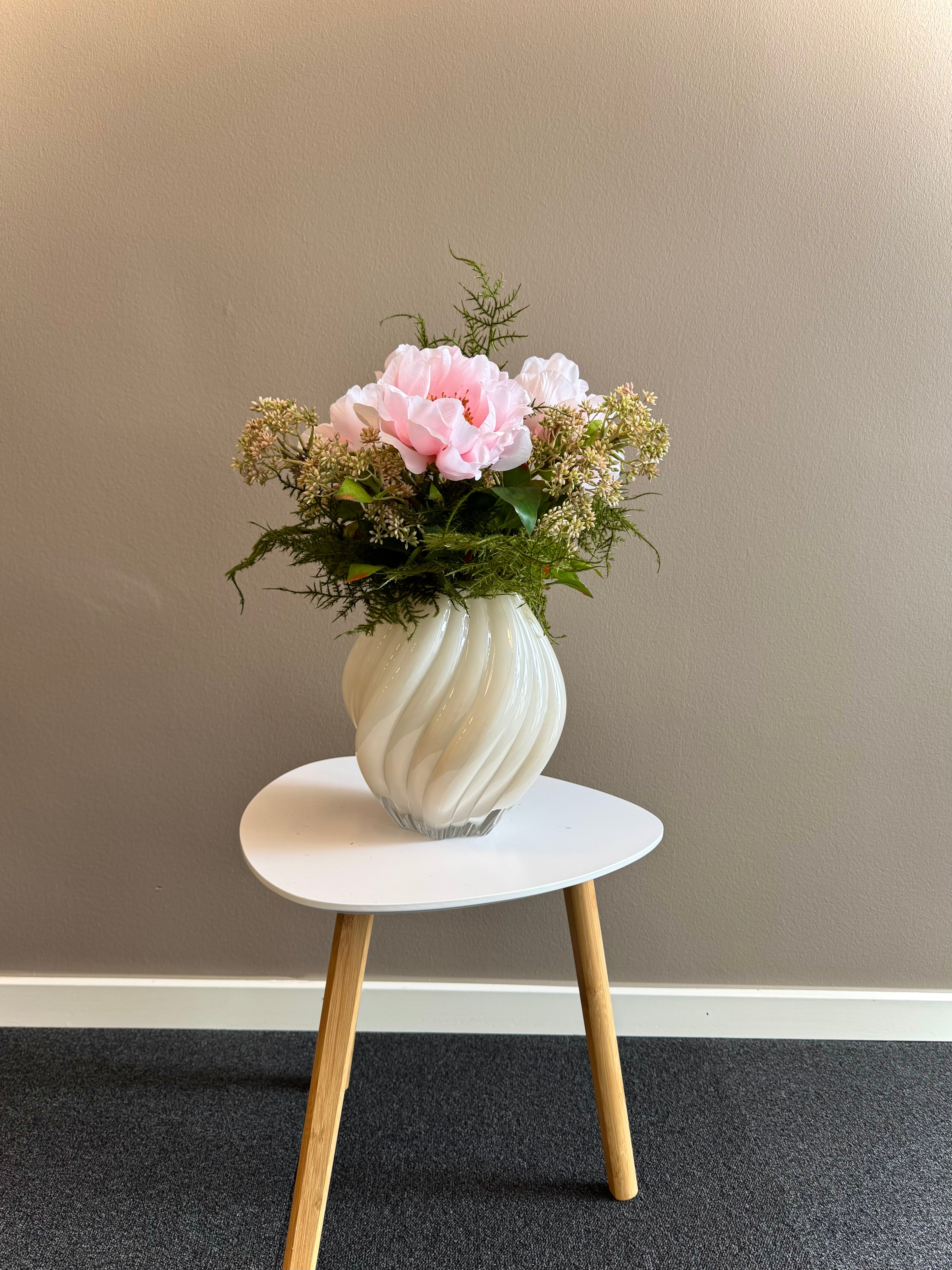 Pæon buket lyserød 10