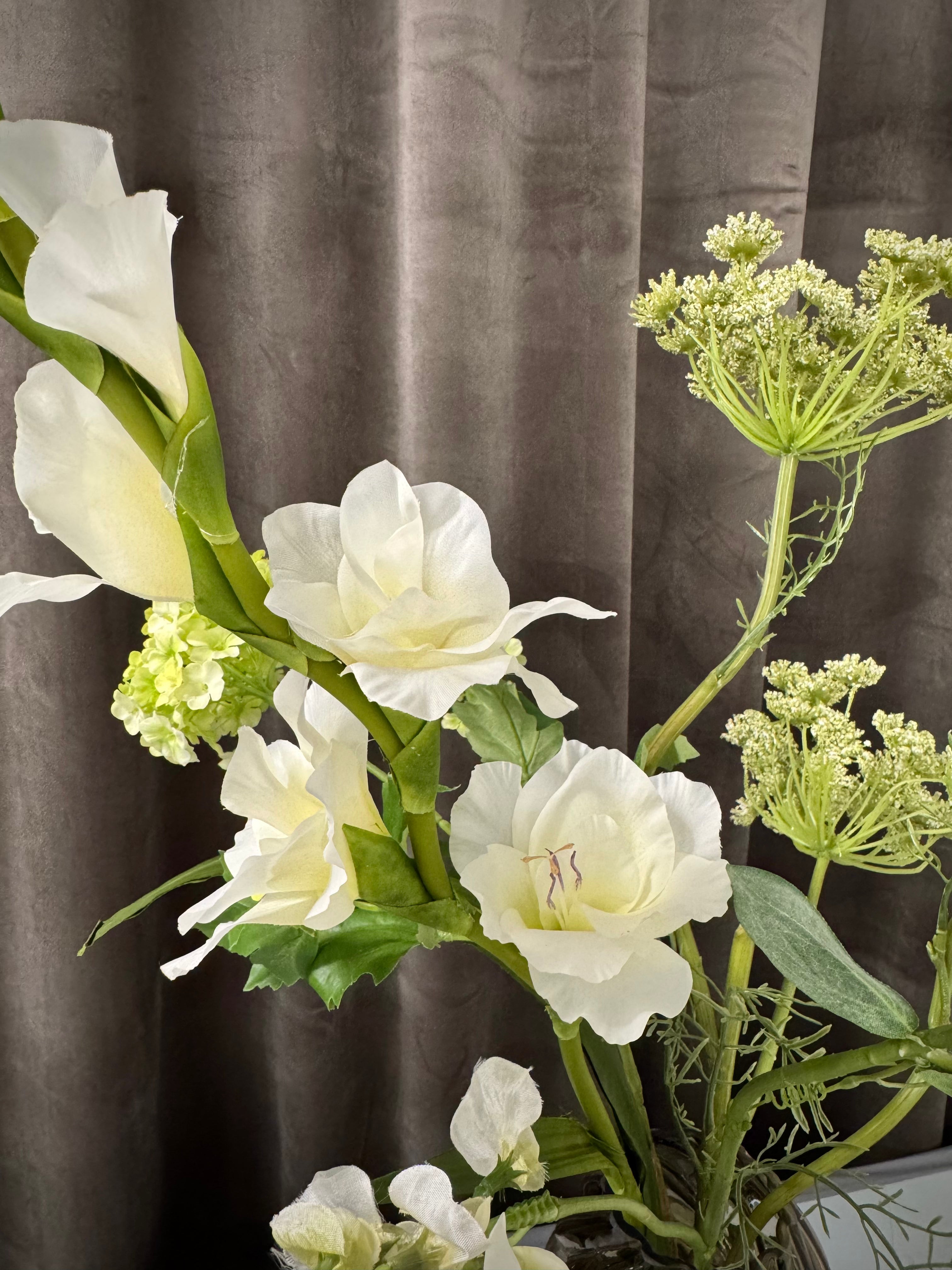 Mix af stilke m. Bla.  Gladiolus