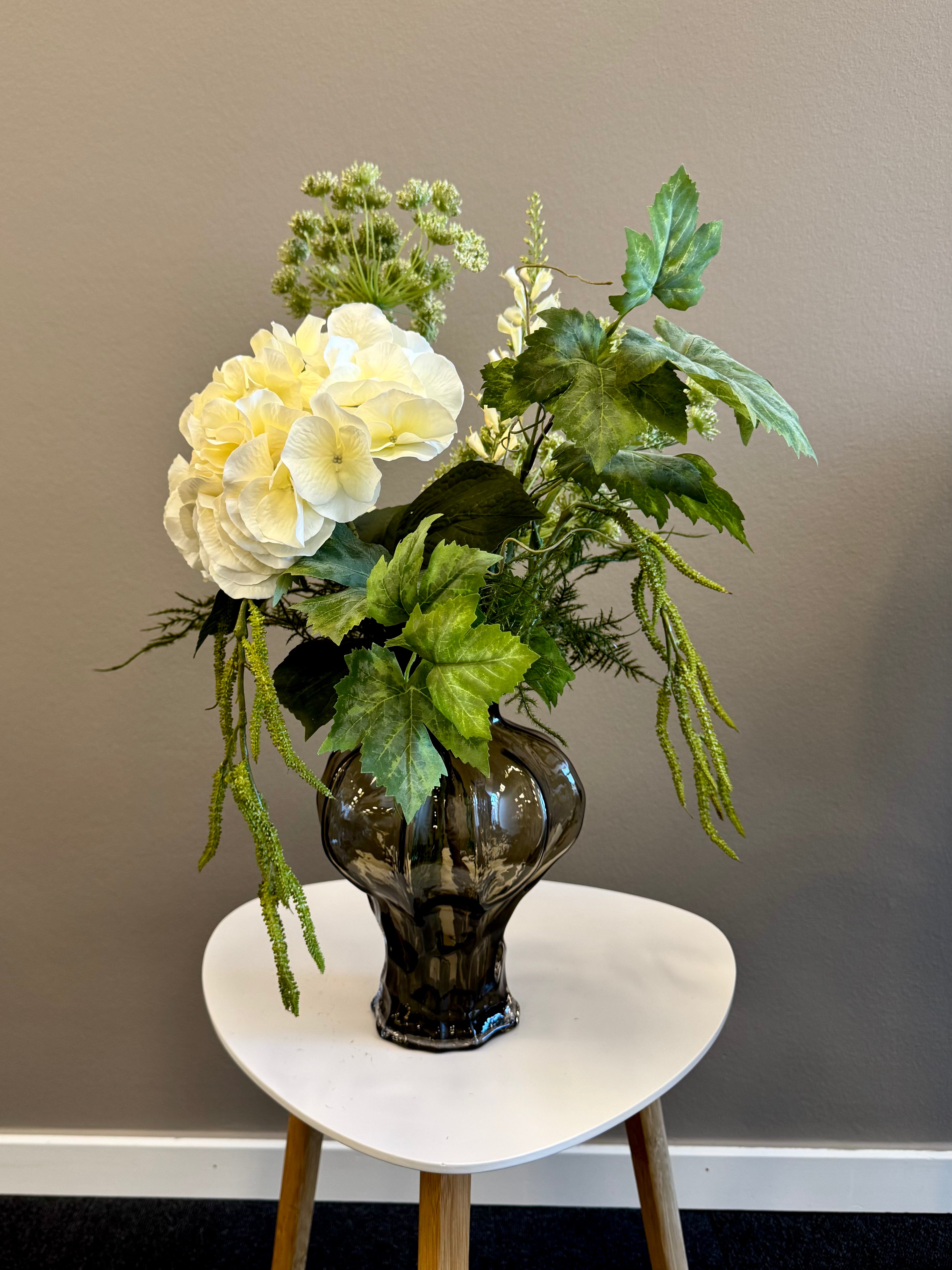 Hortensia creme buket