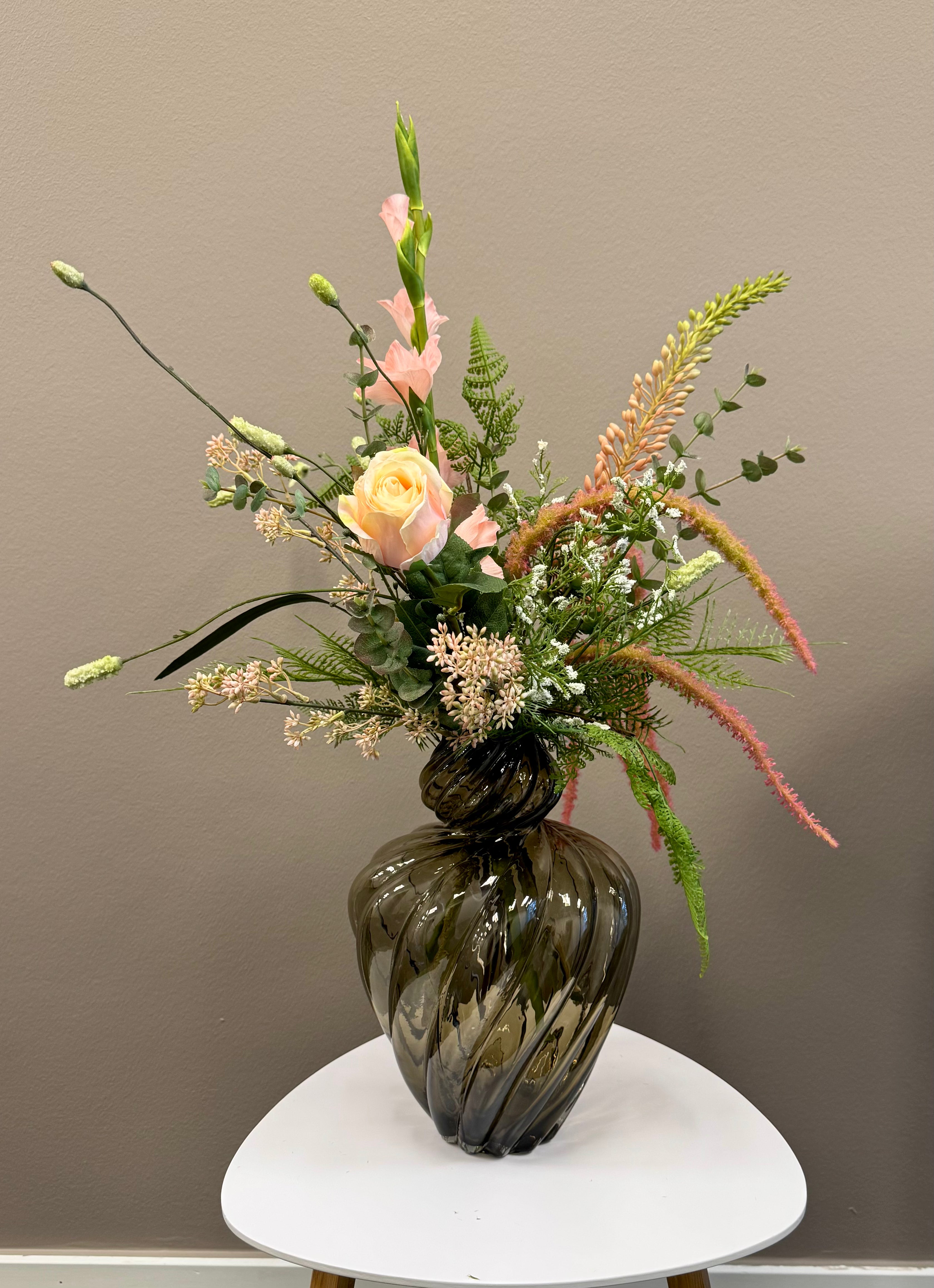 Deluxe gladiolus buket lyserød UNIKA