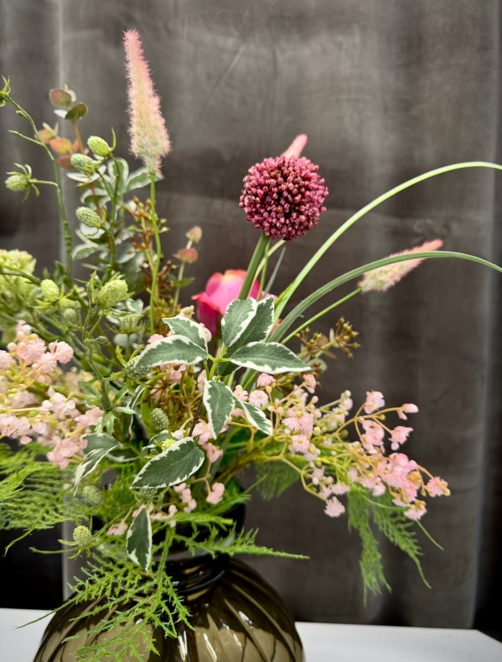 Unika pink rose buket