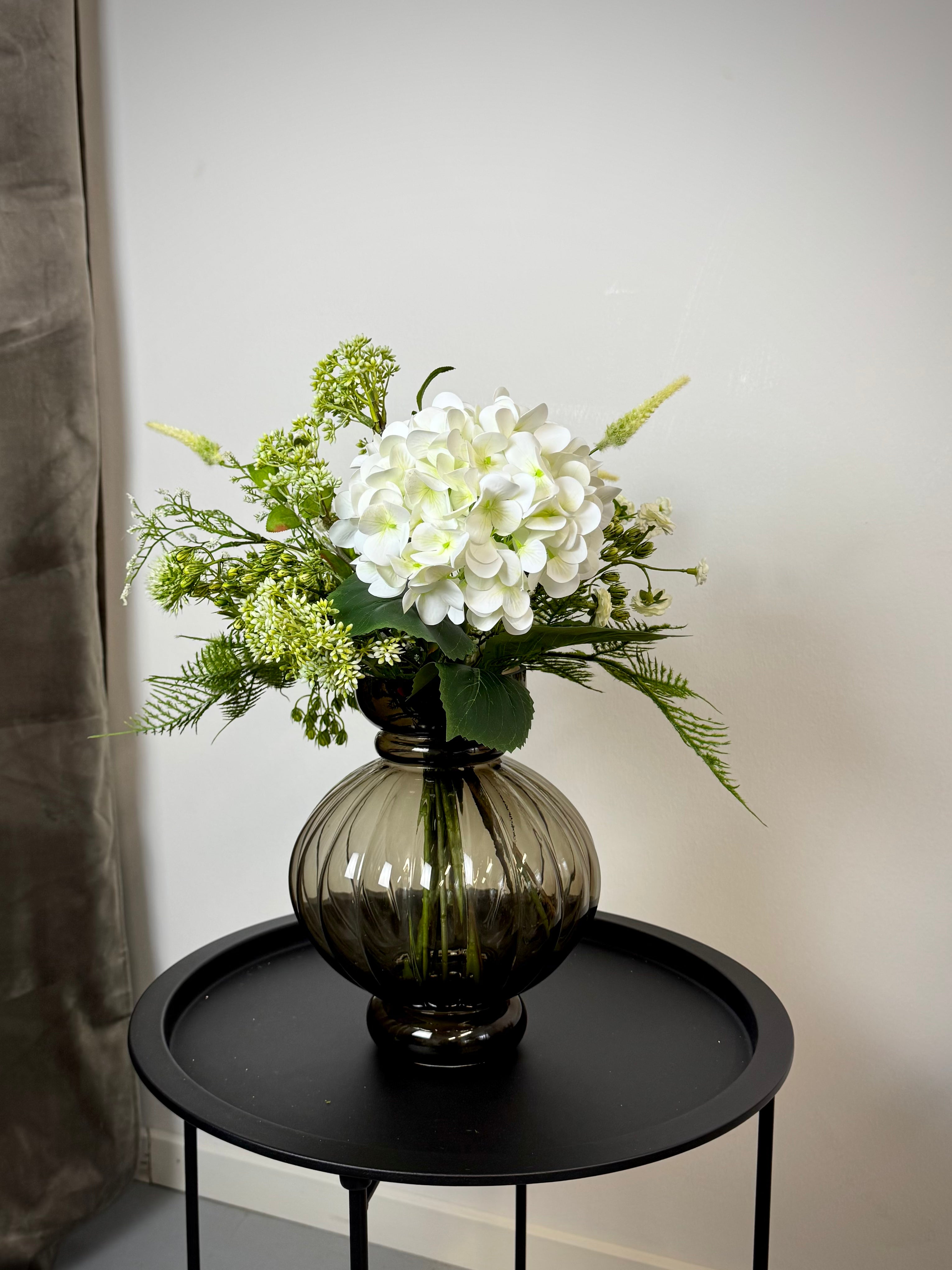 Hvid Hortensia buket