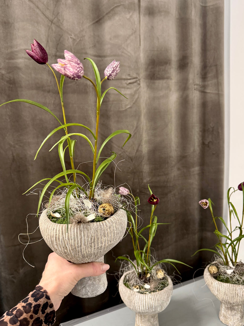 Rensdyr mos mørk grøn