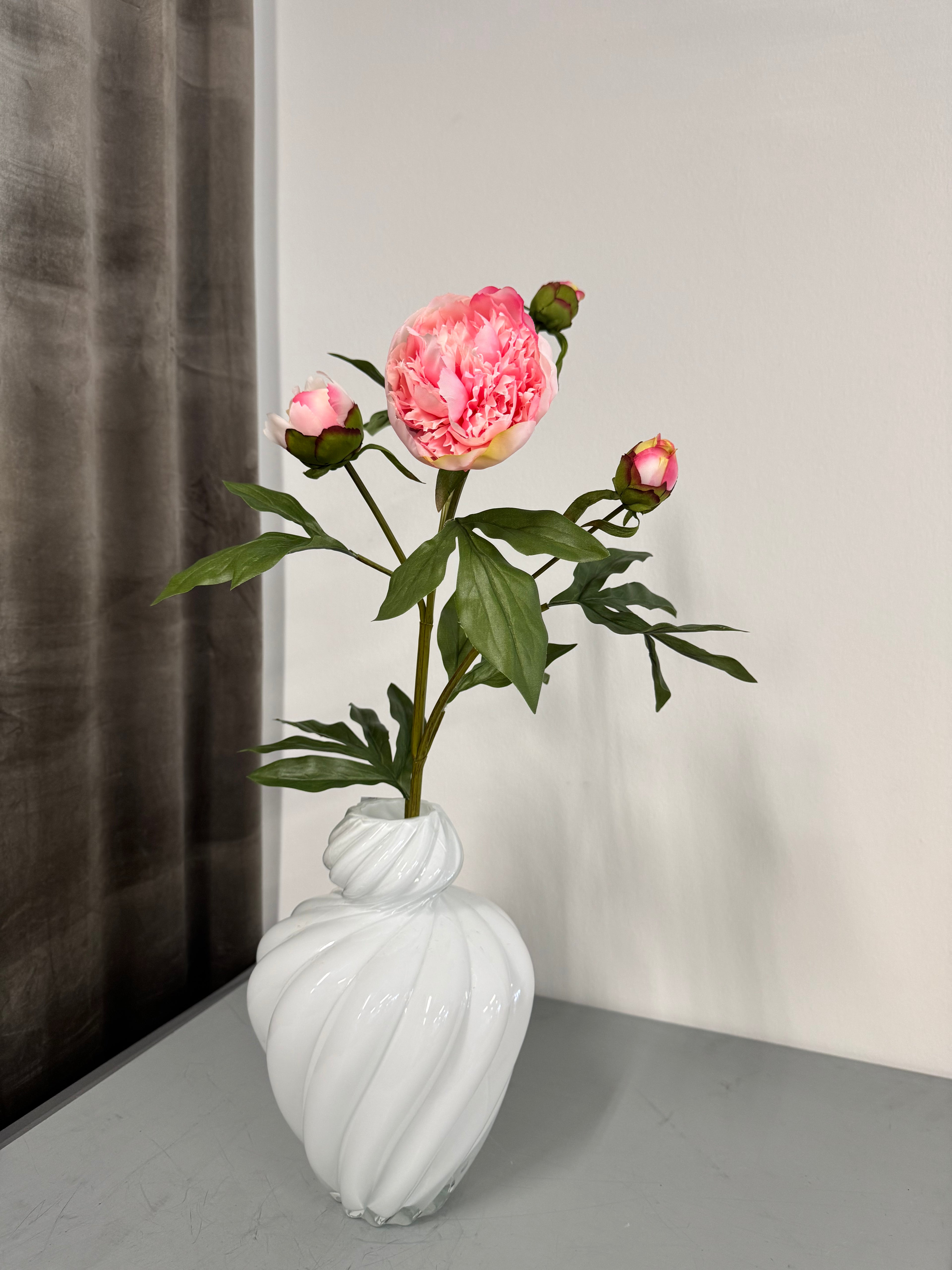 Pæon lyserød 65 cm