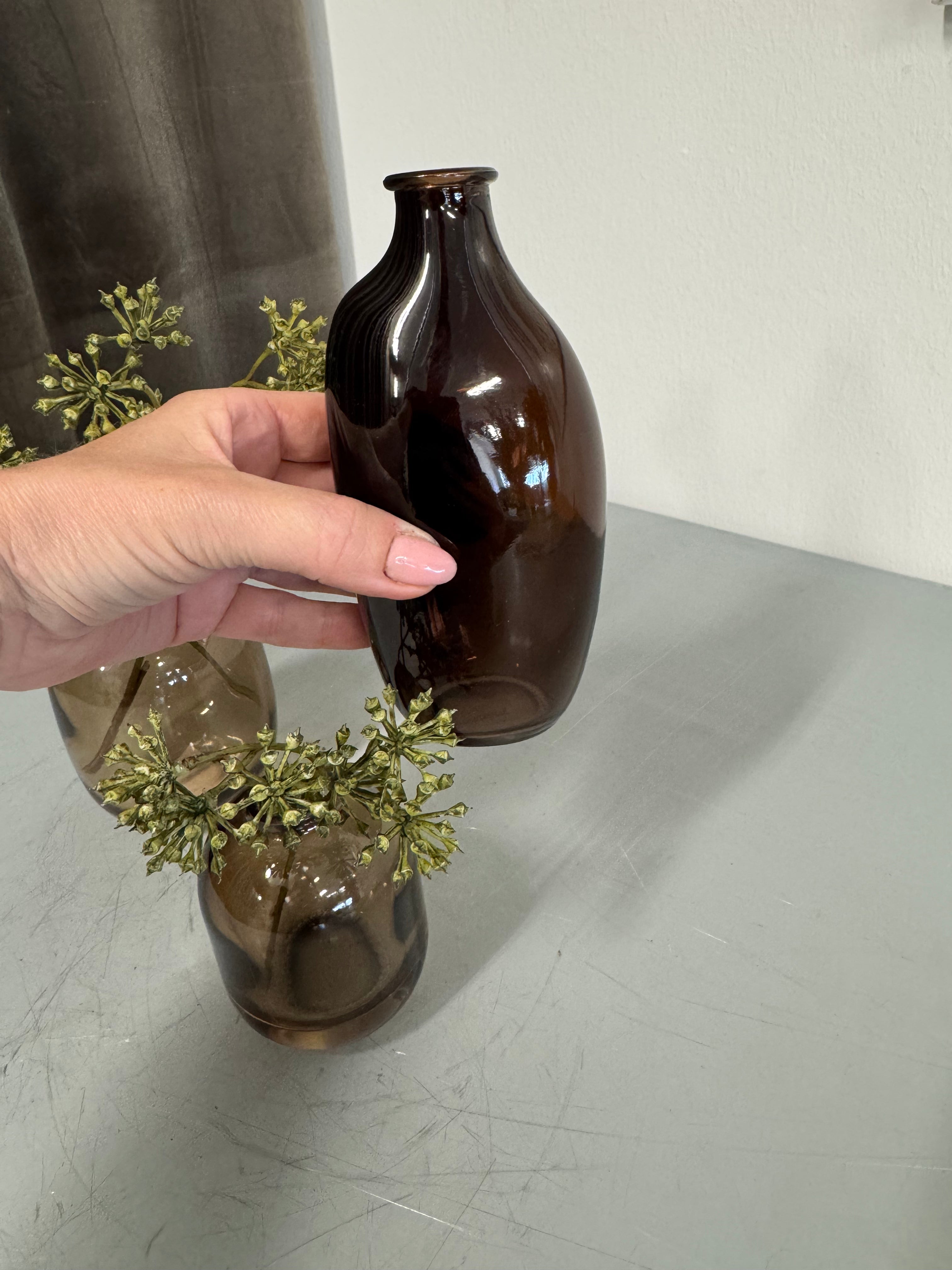 Brun vase 3