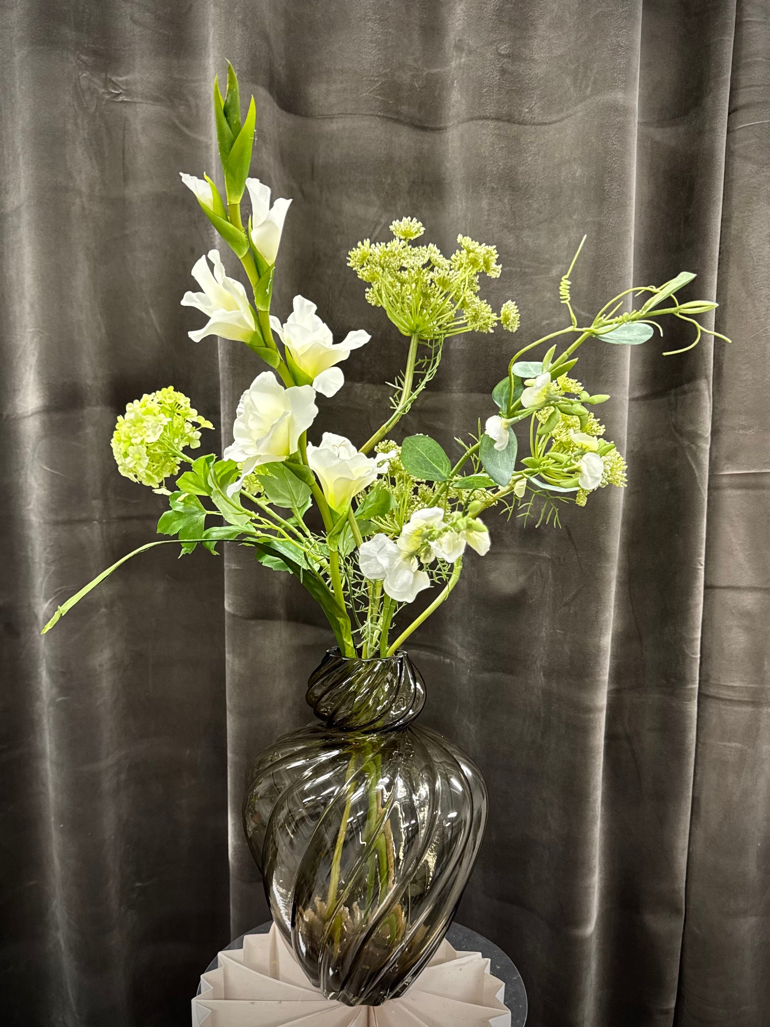 Mix af stilke m. Bla.  Gladiolus