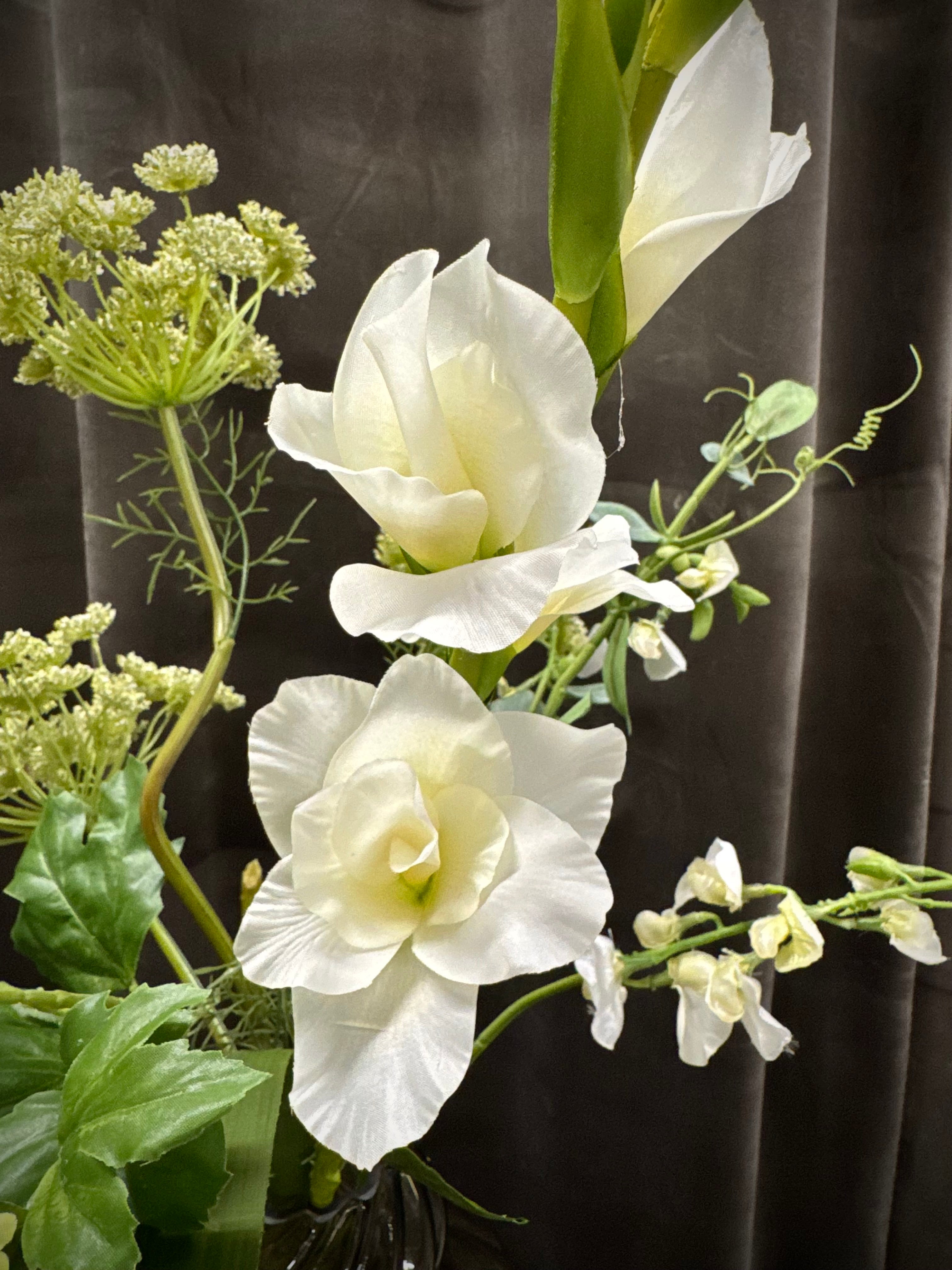 Mix af stilke m. Bla.  Gladiolus