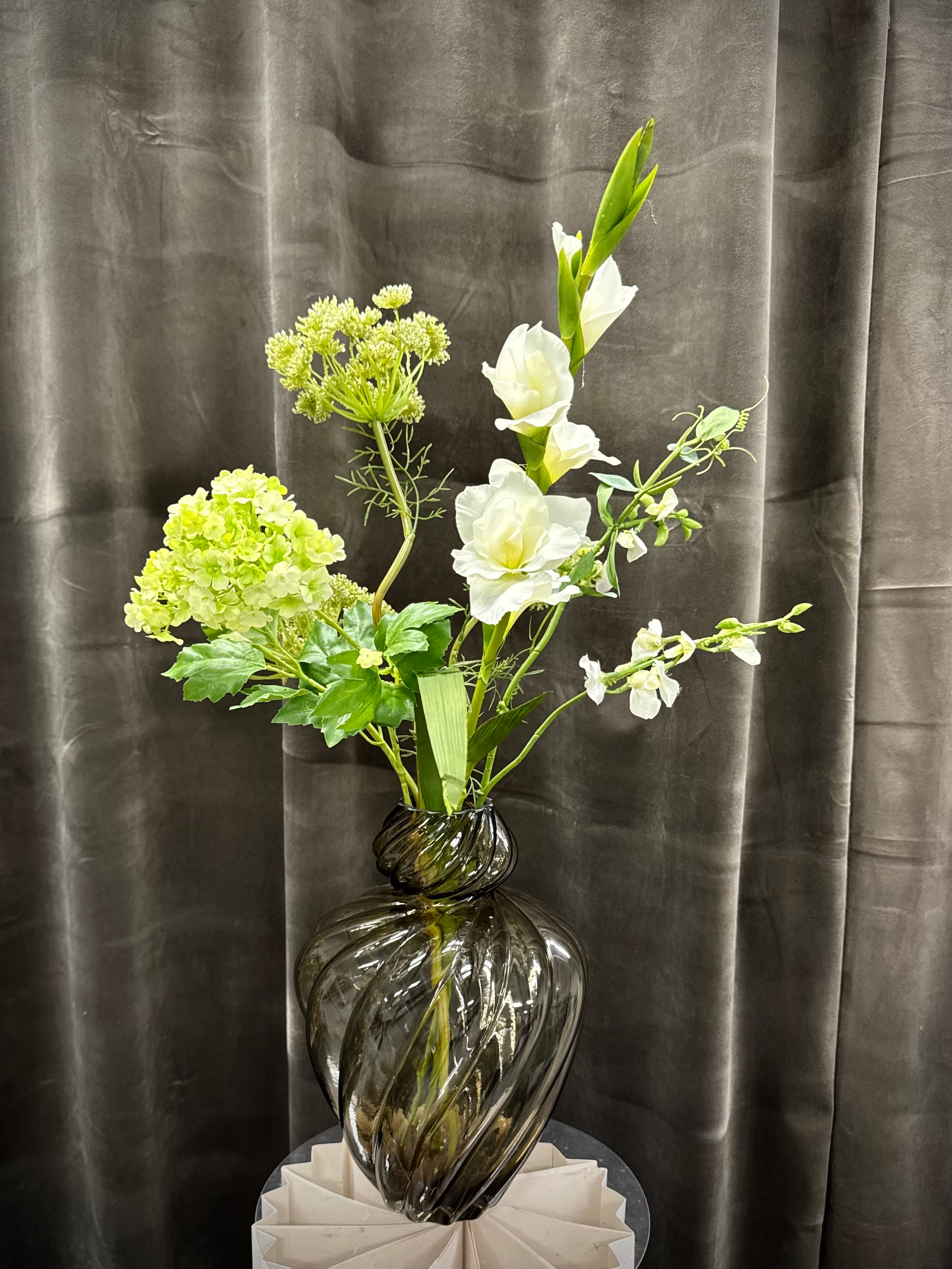 Mix af stilke m. Bla.  Gladiolus